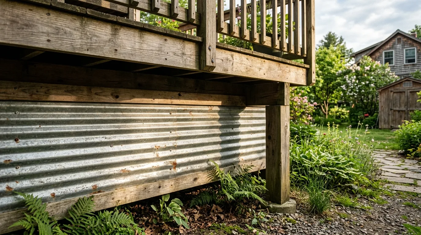 Painted Vertical Board Skirting